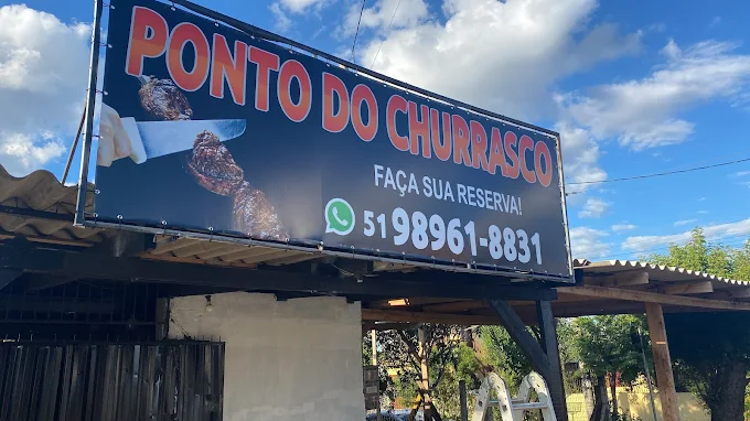 Letreiro Ponto do Churrasco